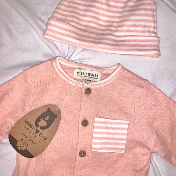 Rabbit and Bear ribbed knit set 3/6 and 6/9 NWT - Picture 3 of 5
